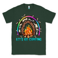 Sports Green let's go camping rainbow Classic Tee - JahusDesignShop