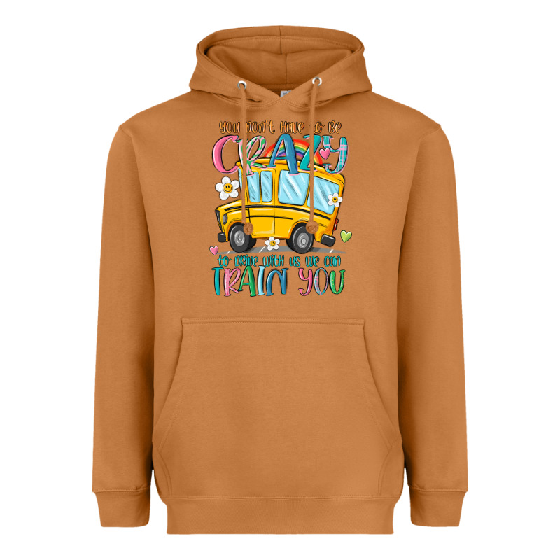 You Don't Have To Be Crazy To Drive With Us We Can Heavyweight Hoodie by MaliasSmallBusiness | Teevron