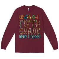 Burgundy watch out fifth grade here i come! Long Sleeve Tee - JahusDesignShop