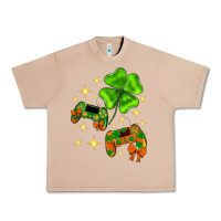 Burro St. Patrick's Day with game control and clover Urban Heavy Tee - Neo Western