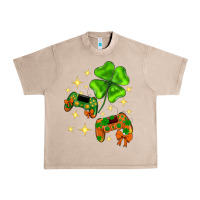 French Oak St. Patrick's Day with game control and clover Urban Heavy Tee - Neo Western