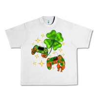 Lunar Rock St. Patrick's Day with game control and clover Urban Heavy Tee - Neo Western