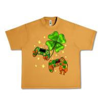 Peanut Butter St. Patrick's Day with game control and clover Urban Heavy Tee - Neo Western