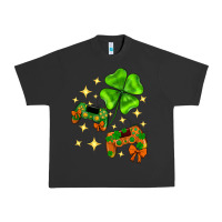 Pigment Black St. Patrick's Day with game control and clover Urban Heavy Tee - Neo Western