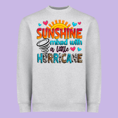 Sunshine Mixed With A Little Hurricane Heavyweight Sweatshirt Designed By Zillion Design Studio