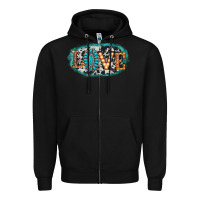 Black love western Zipper Hoodie - AdoDesignShop