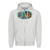 Dove Grey love western Zipper Hoodie - AdoDesignShop