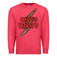 Cardinal dirty thirty lightning bolt Premium Sweatshirt - MaliasSmallBusiness