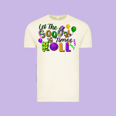 Let The Good Times Roll Vintage Tee Designed By Fadigitalartstudio