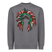 Storm mexican flag indian headdress Heavyweight Sweatshirt - RanaPortraitStore