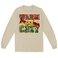 Mushroom warm and cozy with scarf Long Sleeve Tee - AdoDesignShop