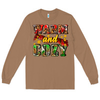 Toasted Coconut warm and cozy with scarf Long Sleeve Tee - AdoDesignShop