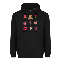 Black god says i am valentine's day Heavyweight Hoodie - MaliasSmallBusiness