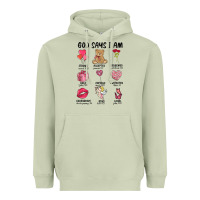 Matcha god says i am valentine's day Heavyweight Hoodie - MaliasSmallBusiness