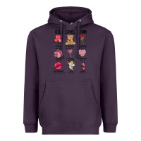 Plum god says i am valentine's day Heavyweight Hoodie - MaliasSmallBusiness