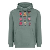 Sage god says i am valentine's day Heavyweight Hoodie - MaliasSmallBusiness
