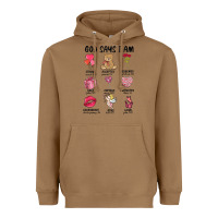 Toasted Coconut god says i am valentine's day Heavyweight Hoodie - MaliasSmallBusiness