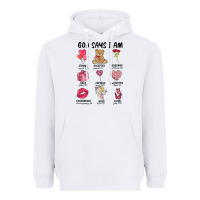 White god says i am valentine's day Heavyweight Hoodie - MaliasSmallBusiness