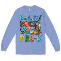 Colony Blue ready to rock pre k Long Sleeve Tee - JahusDesignShop