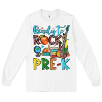 White ready to rock pre k Long Sleeve Tee - JahusDesignShop