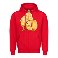 Red chicks Zipper Hoodie - Artiststas