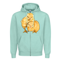 Seafoam chicks Zipper Hoodie - Artiststas