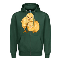 Sports Green chicks Zipper Hoodie - Artiststas