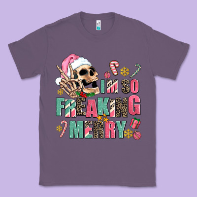 I M So Freaking Merry Classic Tee Designed By Adodesignshop