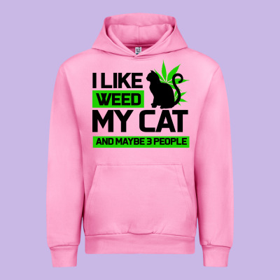 Cat Weed I Like My Cat Gift Urban Hoodie Designed By Bettercallsaul