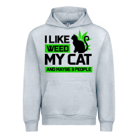 Heather Grey Cat Weed I Like My Cat Gift Urban Hoodie - Bettercallsaul