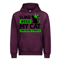 Mauve Wine Cat Weed I Like My Cat Gift Urban Hoodie - Bettercallsaul