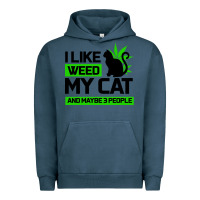 Pigment Midnight Navy Cat Weed I Like My Cat Gift Urban Hoodie - Bettercallsaul