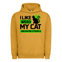Pigment Peanut Butter Cat Weed I Like My Cat Gift Urban Hoodie - Bettercallsaul