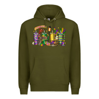 Army Green obsessive cup disorder mardi gras Premium Hoodie - LillyAllenDesigns