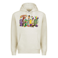 Oatmeal Heather obsessive cup disorder mardi gras Premium Hoodie - LillyAllenDesigns