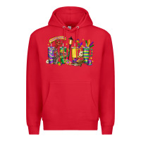 Red obsessive cup disorder mardi gras Premium Hoodie - LillyAllenDesigns