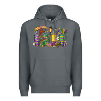 Rock obsessive cup disorder mardi gras Premium Hoodie - LillyAllenDesigns