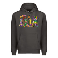 Smoke obsessive cup disorder mardi gras Premium Hoodie - LillyAllenDesigns