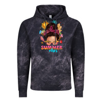 Cloud Black summer vibes messy bun tbw Vintage Hoodie - texasbilliewilder
