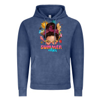 Vintage Denim summer vibes messy bun tbw Vintage Hoodie - texasbilliewilder
