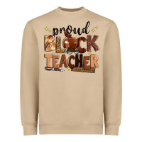 Mushroom proud black teacher Heavyweight Sweatshirt - Zillion Design Studio