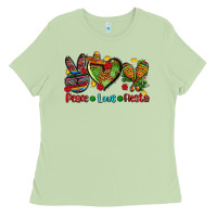 Matcha peace love fiesta ado Ladies Tee - AdoDesignShop
