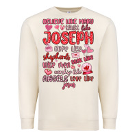 Sandshell believe like mary trust like joseph valentine s da Premium Sweatshirt - MaliasSmallBusiness