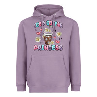 Lavender iced coffee princess Heavyweight Hoodie - MaliasSmallBusiness