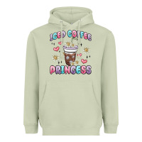 Matcha iced coffee princess Heavyweight Hoodie - MaliasSmallBusiness