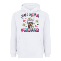 White iced coffee princess Heavyweight Hoodie - MaliasSmallBusiness