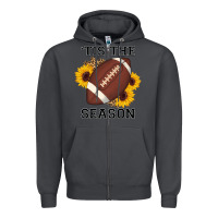 Smoke tis the season football sunflower Zipper Hoodie - AdoDesignShop