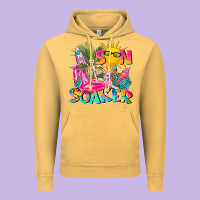 Sun Soaker Vintage Hoodie Designed By Texasbilliewilder