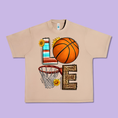 Western Basketball Love Urban Heavy Tee Designed By Hra Design Shop