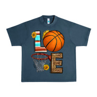 Midnight Navy western basketball love Urban Heavy Tee - HRA Design Shop